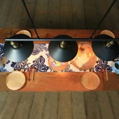 Sortie 😀 STOEX Lustre Industriel à 3 Lampes Avec Poulie En Fer Effet Rétro Noir ❤️ -Suspension Soldes 27611243 4