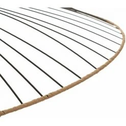 Remise ❤️ ATMOSPHERA, CRÉATEUR D'INTÉRIEUR Suspension Métal Et Rotin Alara Noir D69.5 - Noir 💯 -Suspension Soldes 28256676 2