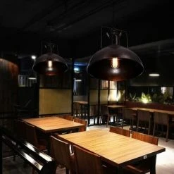 Les meilleures critiques de 👍 IDEGU Éclairage Industriel Antique Métal Pendentif Lustre Abat-jour Lumineux UFO Lumière Lampe De Plafond (Rouille, 33CM) ✔️ -Suspension Soldes 28258695 5