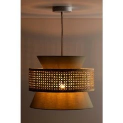 Meilleure affaire 👍 Lampe Suspendue En Rotin Yereh SKLUM Polyester - Rotin - Vert Kaki 🥰 8 Meilleure affaire 👍 Lampe Suspendue En Rotin Yereh SKLUM Polyester - Rotin - Vert Kaki 🥰 -Suspension Soldes 28414765 4