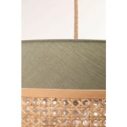 Meilleure affaire 👍 Lampe Suspendue En Rotin Yereh SKLUM Polyester - Rotin - Vert Kaki 🥰 9 Meilleure affaire 👍 Lampe Suspendue En Rotin Yereh SKLUM Polyester - Rotin - Vert Kaki 🥰 -Suspension Soldes 28414765 5