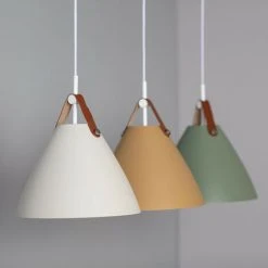 Tout neuf ⌛ EFECTOLED Suspension Métal Et Cuir Strom Multicolor - Multicolor 🌟 -Suspension Soldes 28721164 5