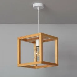 Nouveau ⌛ LEDKIA Suspension Bois Coba Bois - Bois ❤️ -Suspension Soldes 28721257 5