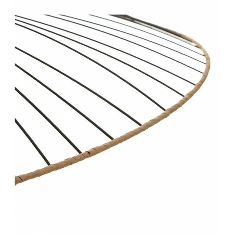 Promo ✔️ Suspension Métal Et Rotin Alara D69 Atmosphera - Noir - Noir 😀 2 Promo ✔️ Suspension Métal Et Rotin Alara D69 Atmosphera - Noir - Noir 😀 – Image 2