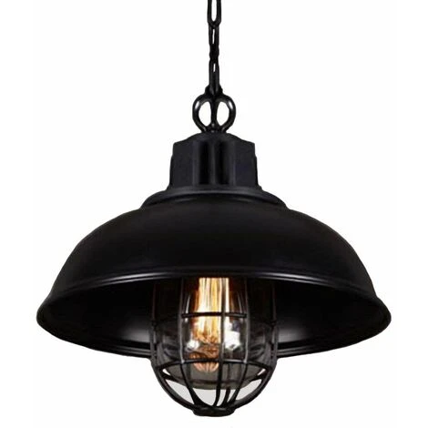 Grosses soldes ✔️ STOEX Suspension Lustre Abat-jour En Métal Loft Style Lampe Chandelier Industriel Vintage Pendentif Lumière E27, Noir ⌛ 1 Grosses soldes ✔️ STOEX Suspension Lustre Abat-jour En Métal Loft Style Lampe Chandelier Industriel Vintage Pendentif Lumière E27, Noir ⌛