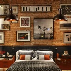 Meilleur prix 💯 STOEX Suspension Lustre Industriel Abat-jour Ø33cm Éclairage Antique Métal Rétro Pendentif Plafond Lumière E27,Rouille 😀 -Suspension Soldes 28992992 3