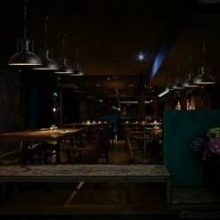 Meilleur prix ⌛ STOEX Suspension Lustre Industriel Abat-jour Ø33cm Éclairage Antique Métal Rétro Pendentif Plafond Lumière E27,Noir ✔️ -Suspension Soldes 28993074 4