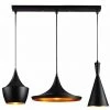 Top 10 ✔️ STOEX Lustre Suspension Industrielle Vintage Forme Instrument De Musique 3 E27 Lampe Noir Or Pour Salon Restaurant Bar Cuisine 🧨