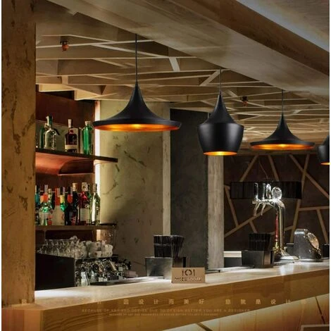 Top 10 ✔️ STOEX Lustre Suspension Industrielle Vintage Forme Instrument De Musique 3 E27 Lampe Noir Or Pour Salon Restaurant Bar Cuisine 🧨 2 Top 10 ✔️ STOEX Lustre Suspension Industrielle Vintage Forme Instrument De Musique 3 E27 Lampe Noir Or Pour Salon Restaurant Bar Cuisine 🧨 – Image 2