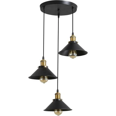 Meilleure vente 🔥 STOEX Suspension Industrielle Vintage Luminaire En Métal Fer , Rétro Lustre Lampe Plafonnier Corde Ajustable Pour Cuisine Salle à Manger Salon Bar Noir 🥰 1 Meilleure vente 🔥 STOEX Suspension Industrielle Vintage Luminaire En Métal Fer , Rétro Lustre Lampe Plafonnier Corde Ajustable Pour Cuisine Salle à Manger Salon Bar Noir 🥰