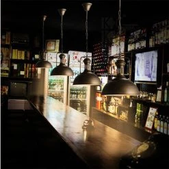 Promo ✔️ WOTTES Lot De 3 Lustre Suspension Abat-jour En Métal E27 Plafonnier Nordique Pour Chambre Salon Loft Bar Noir - Noir 😍 -Suspension Soldes 29304753 3