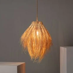 De gros ❤️ Suspension Rotin Kathu Manyoya ILUZZIA Crème - Crème 🎁 -Suspension Soldes 29419221 4