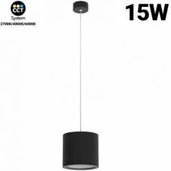 Les meilleures critiques de 🌟 BARCELONA LED Suspension CCT "Golk" COB 15W IP54 | Noir - Noir ⭐