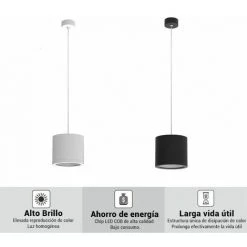 Les meilleures critiques de 🌟 BARCELONA LED Suspension CCT "Golk" COB 15W IP54 | Noir - Noir ⭐ -Suspension Soldes 30135496 4