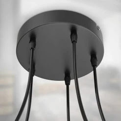 Bon marché 🤩 B.K.LICHT Suspension Design Industriel Lustre Minimaliste Rétro-vintage I Réglable En Hauteur I Salon I Salle à Manger 🎉 -Suspension Soldes 30191549 4