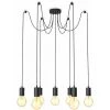 Vente flash 😍 B.K.LICHT Suspension Design Industriel Lustre Minimaliste Rétro-vintage I Plafonnier Pour 7 Ampoules I Réglable En Hauteur ✨
