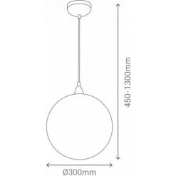 Acheter ⭐ SULION Suspension 1xE27 Boule Chrome 👍 -Suspension Soldes 30378128 3
