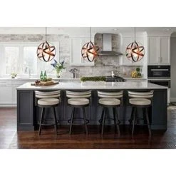 Grosses soldes 💯 Goeco Lampe Suspension Vintage, Retro Lustre Plafonniers, E27 Industrielle éclairage De Plafond Pour Restaurant Bar Salle à Manger Luminaire 30cm 👏 -Suspension Soldes 31606169 3