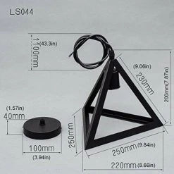 Coupon ✔️ GOECO Vintage Led Plafonniers Rétro Led Pendentif Fer Lampe Loft Pour Salon Chambre Couloir Allée Décor À La Maison Nordique Intérieur E27 🛒 -Suspension Soldes 31606213 5