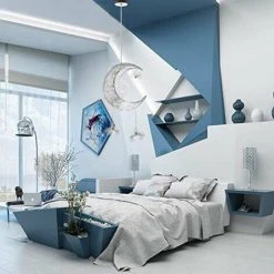 Budget ✔️ GOECO Lustre Suspension Lune étoiles LED Plafonnier Luminaire Aluminium Avec 5 Ampoules Pour Enfants Chambre ❤️ 8 Budget ✔️ GOECO Lustre Suspension Lune étoiles LED Plafonnier Luminaire Aluminium Avec 5 Ampoules Pour Enfants Chambre ❤️ -Suspension Soldes 31606214 4