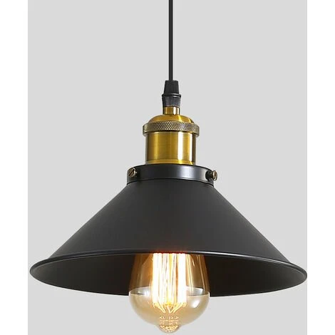 Meilleur prix đ Goeco Suspension Luminaire Industrielle Lustre Plafonnier Noir, Φ22 Cm Pour Ampoules E27 Lustre Plafonnier Vintage Culot Abat-jour En Métal Pour Salle à Manger Salon Cuisine Chambre Restaurant Café Et Bar â 1 Meilleur prix đ Goeco Suspension Luminaire Industrielle Lustre Plafonnier Noir, Φ22 Cm Pour Ampoules E27 Lustre Plafonnier Vintage Culot Abat-jour En Métal Pour Salle à Manger Salon Cuisine Chambre Restaurant Café Et Bar â