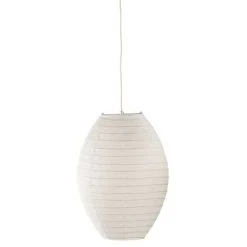 Le moins cher 🛒 LÚZETE - LÁMPARA DE TECHO 40CM LARGA BLANCA - Blanc 🔥 -Suspension Soldes 32382637 3