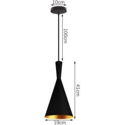 Offres 🤩 WOTTES 3pcs Lustre Suspension Moderne Nordique Lampe E27 Métal Pour Cuisine Chambre Café Bar Noir - Noir 🤩 9 Offres 🤩 WOTTES 3pcs Lustre Suspension Moderne Nordique Lampe E27 Métal Pour Cuisine Chambre Café Bar Noir - Noir 🤩 -Suspension Soldes 32389429 5