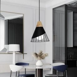 Budget 🥰 WOTTES Lot De 3 Lustre Suspension Nordique Créatif Abat-jour En Forme Badminton Métal E27 Pour Chambre Cuisine Bar Noir - Noir ✔️ 7 Budget 🥰 WOTTES Lot De 3 Lustre Suspension Nordique Créatif Abat-jour En Forme Badminton Métal E27 Pour Chambre Cuisine Bar Noir - Noir ✔️ -Suspension Soldes 32523463 3