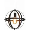 Grosses soldes 😍 GOECO Lampe Suspension Industrielle Vintage E27 Métal Noir Lustre De Cuisine Suspension Avec Câble Réglable 100CM Pour Escalier, Cuisine, Salon, Café, Hôtel 😉