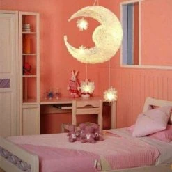 Grosses soldes ✔️ GOECO Lustre Suspension Industrielle Lune ETOILES LED Plafonnier Luminaire Aluminium Chambre Enfants 🔥 -Suspension Soldes 33023914 4