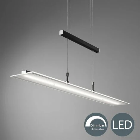 Top 10 ✨ B.K.LICHT Suspension LED Lustre Filaire Design Noir En Verre Dimmable Hauteur Réglable 20W Lumière Blanche Chaude 😉 2 Top 10 ✨ B.K.LICHT Suspension LED Lustre Filaire Design Noir En Verre Dimmable Hauteur Réglable 20W Lumière Blanche Chaude 😉 – Image 2
