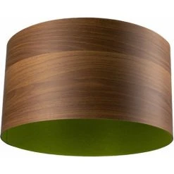 Budget 🔔 COREP Suspension Lustre Plafonnier Abat Jour Suspendu Vert Et Effet Bois 💯