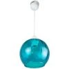 Acheter ⭐ COREP Suspension Boule Verre Bleu Turquoise Abat Jour Lustre Luminaire LED ✨