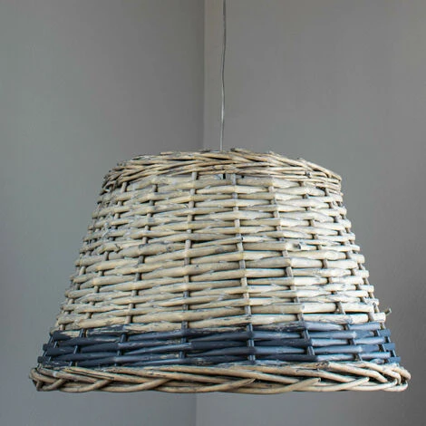 Tout neuf 🔔 COREP Grand Abat Jour Supendu En Rotin Luminaire Suspension Vintage 😀 2 Tout neuf 🔔 COREP Grand Abat Jour Supendu En Rotin Luminaire Suspension Vintage 😀 – Image 2