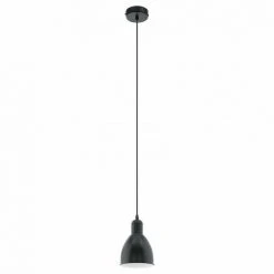 Le moins cher ✨ Eglo Suspension, E27 Style Industriel Priddy Métal Noir 1 X 60 W EGLO ✨ 6 Le moins cher ✨ Eglo Suspension, E27 Style Industriel Priddy Métal Noir 1 X 60 W EGLO ✨ -Suspension Soldes 35176645 3