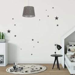 Meilleure affaire 🧨 Relaxdays Lampe Pour Chambre D’enfants Etoiles, Abat-jour Avec Motif Ciel étoilé, Enfants,abat-jour Rond, Couleurs 🔥 -Suspension Soldes 35835920 4