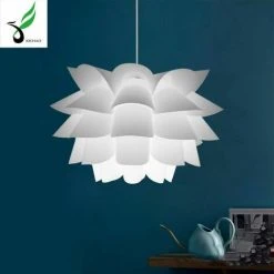 Les meilleures critiques de ❤️ XICHAO - Lustre Plafond Pendentif La Forme Du Lotus Assemblé 36*28cm Puzzle Lumières Suspension Pour Chambre ⌛