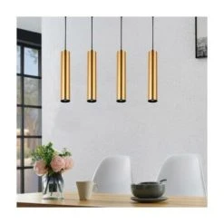 De gros 🧨 SILAMP Luminaire Suspendu GU10 IP20 30cm Doré 🛒