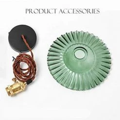 Meilleure vente 😀 Goeco E27 Industrielle Vintage Verre Suspensions Luminaire Retro Plafonnier Luminaire Verre Retro Suspensions Luminaires Industrielle ✔️ -Suspension Soldes 36767028 3