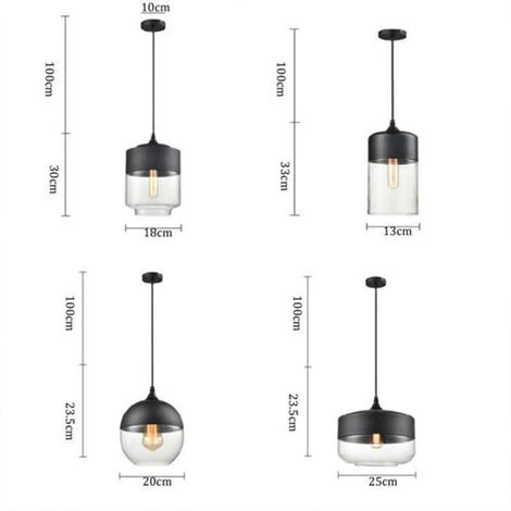 Meilleure affaire ❤️ STOEX 4x Suspension Cylindre Allongé En Verre Contemporain Luminaire Lampe Suspendu Design Corde Ajustable Salle à Manger Chambre à Coucher Bureau Salon Bar Café (Noir, Ampoules Non Inclus) 🛒 5 Meilleure affaire ❤️ STOEX 4x Suspension Cylindre Allongé En Verre Contemporain Luminaire Lampe Suspendu Design Corde Ajustable Salle à Manger Chambre à Coucher Bureau Salon Bar Café (Noir, Ampoules Non Inclus) 🛒 – Image 5