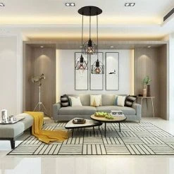 Vente flash ⌛ GOECO Suspension Luminaire Industrielle 3 Lumière Avec 120 CM Câble Réglable E27 Luminaires De Plafond Semi-Encastrés Noirs Utilisé Dans Les Cuisines, Restaurants, Chambre, Escaliers (Ampoule Non Comprise) 👍 -Suspension Soldes 37851581 4