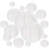 Sortie 🌟 VERSAILLESFR Boule Papier Japonaise 16 Paquets Lampions Blancs, Tailles Assorties, Décoratifs En Papier, Boule Chinoise Décorations à Suspendre Papier Lanternes Lampes Pour La Décoration De La Maison, Les Fêtes, Et Les Mariages 🧨