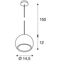 Grosses soldes ✔️ SLV LIGHT EYE 150 Suspension Cuivre Brossé GU10 Max. 75W (133489) 🎁 -Suspension Soldes 42458377 2