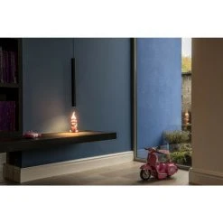 Promo 😀 SLV HELIA 40 Suspension Ronde Noire LED 9W 3000K (158410) 🎁 -Suspension Soldes 42458422 3