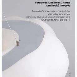 Tout neuf 😉 MERKMAK Moderne Suspension, Nuages de Citrouille Creatifs Lampe Enfant Lumiere Tricolore Convient Pour Salon, Chambre, Chambre D¡¯enfant 🌟 8 Tout neuf 😉 MERKMAK Moderne Suspension, Nuages de Citrouille Creatifs Lampe Enfant Lumiere Tricolore Convient Pour Salon, Chambre, Chambre D¡¯enfant 🌟 -Suspension Soldes 42506100 4