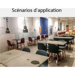 Remise 🥰 MERKMAK Creatif Lampe Suspension En Terrazzo Industriel Convient Pour Le Chevet , Les Restaurants Et Les Bars - Blanc (1 PCS) 👍 -Suspension Soldes 42506103 5