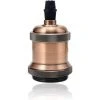 De gros 😀 STOEX Vintage LED Lighting E27 Edison Douille Ampoule Support De Lampe Suspension Plafonnier Vis Ampoule Rétro Adaptateur Socket , Rouge Cuivré 👍