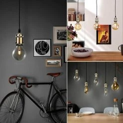 Grosses soldes 🔥 STOEX Vintage LED Lighting E27 Edison Douille Ampoule Support De Lampe Suspension Plafonnier Vis Ampoule Rétro Adaptateur Socket , Bronze ✨ 7 Grosses soldes 🔥 STOEX Vintage LED Lighting E27 Edison Douille Ampoule Support De Lampe Suspension Plafonnier Vis Ampoule Rétro Adaptateur Socket , Bronze ✨ -Suspension Soldes 42692218 3