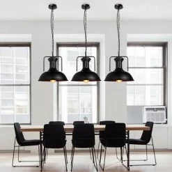 Tout neuf ❤️ AXHUP 2 Pack Ø33cm Lustre Suspension Design Industrielle Vintage Rétro Plafonnier Abat-jour En Métal Noir 🔔 7 Tout neuf ❤️ AXHUP 2 Pack Ø33cm Lustre Suspension Design Industrielle Vintage Rétro Plafonnier Abat-jour En Métal Noir 🔔 -Suspension Soldes 42721485 3