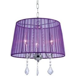 Tout neuf ✨ SULION Suspension Classique 3xE14 Violet ⌛